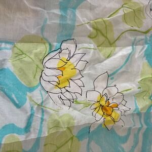 Vintage Vera 100% Silk Made in Japan Scarf with Flowers 70's